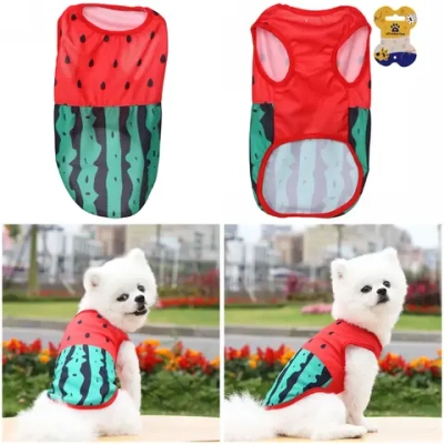 Майка для собаки «Тропикана-Сочный Арбуз» размер L (22*33*20см) Ultramarine