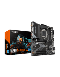 Материнская плата GIGABYTE B760 GAMING X AX, LGA1700, B760, 4*DDR5, 4*SATA, 3*M.2, 3*USB 3.2, 5*USB 2.0, 3*PCIx16, HDMI+DP, ATX