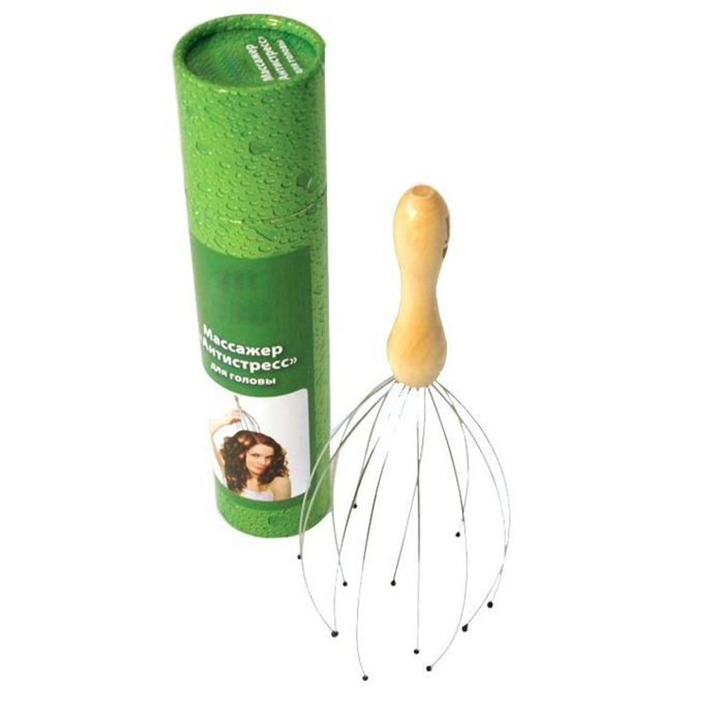Массажёр для головы Антистресс в тубе,в дисплей-боксе