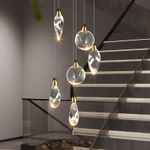 Подвесной светильник MT9176-6H titanium gold