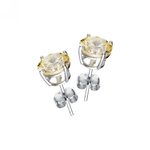 Серьги пусеты Light Yellow L