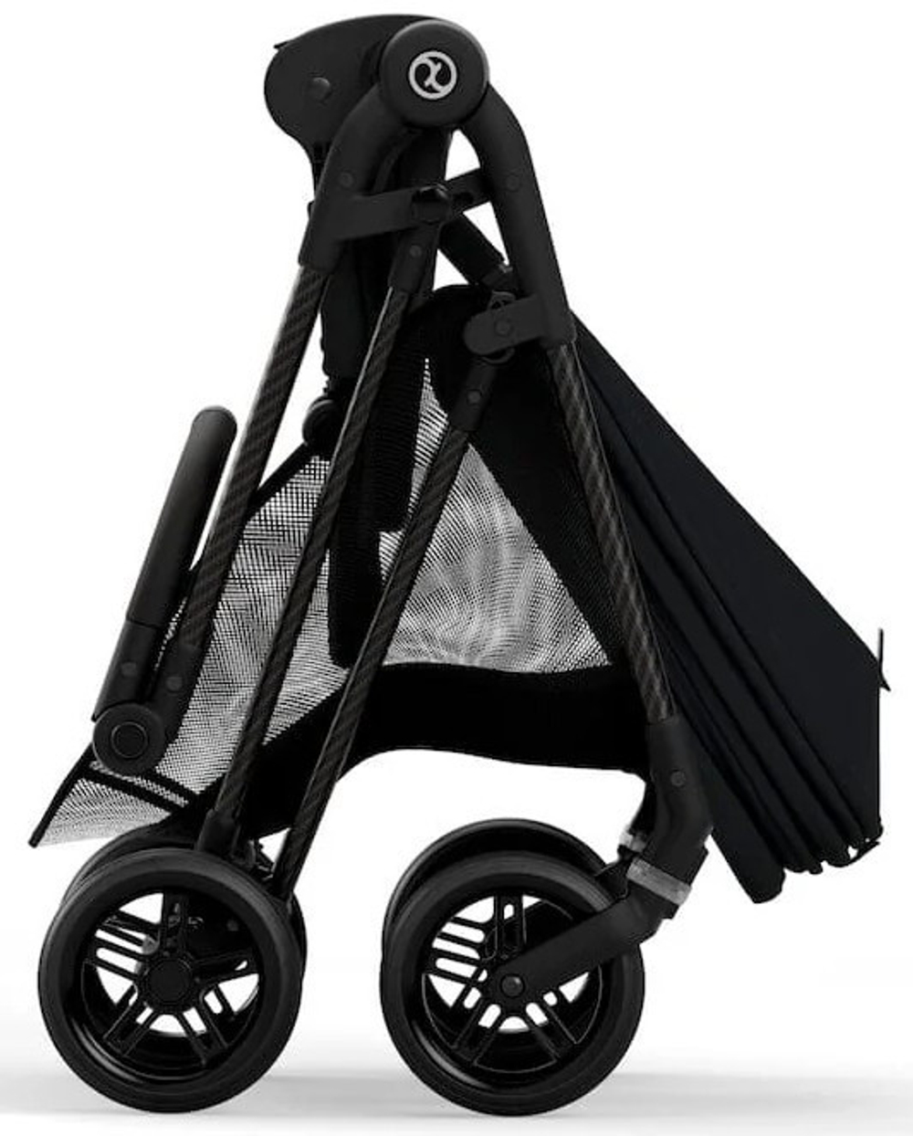 Коляска Cybex Melio Carbon 2 в 1 Magic Black с дождевиками