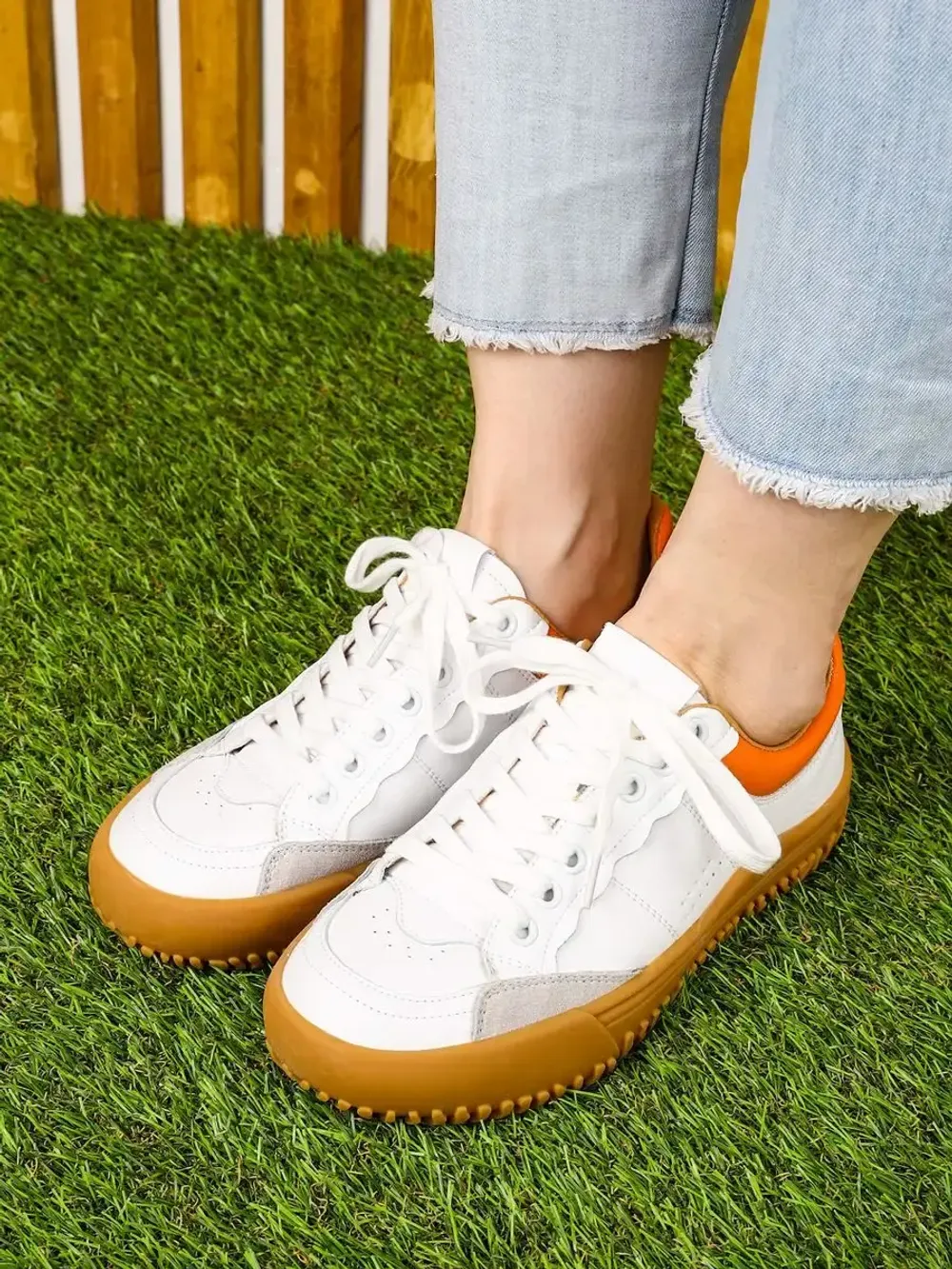 Кроссовки женские натуральная кожа