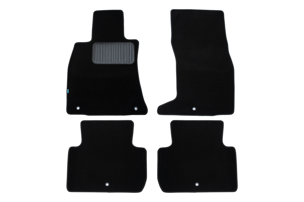 Коврики в салон для KIA Stinger 2017-2021, 4WD, седан, 4 шт. (текстиль) KVR03.025.059.22110KH