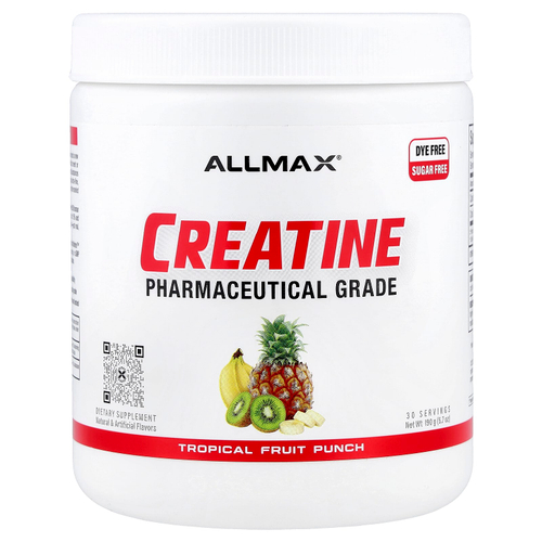 ALLMAX, креатин, фармацевтическая степень чистоты, пунш из тропических фруктов, 190 г (6,7 унции)