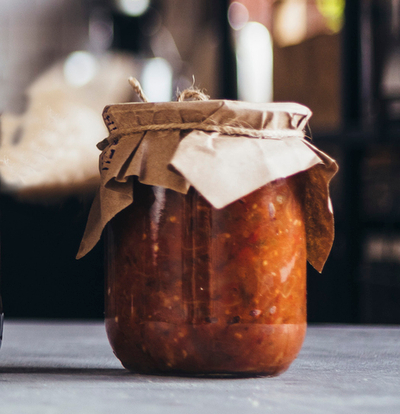 Кабачки в аджике