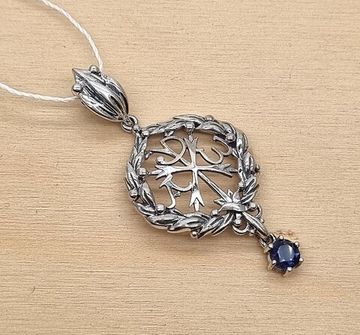 Подвеска Хризма с Иолитом