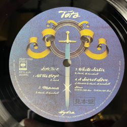 Винтажная виниловая пластинка LP Toto Hydra (Japan 1979) (No Obi) (Promo)