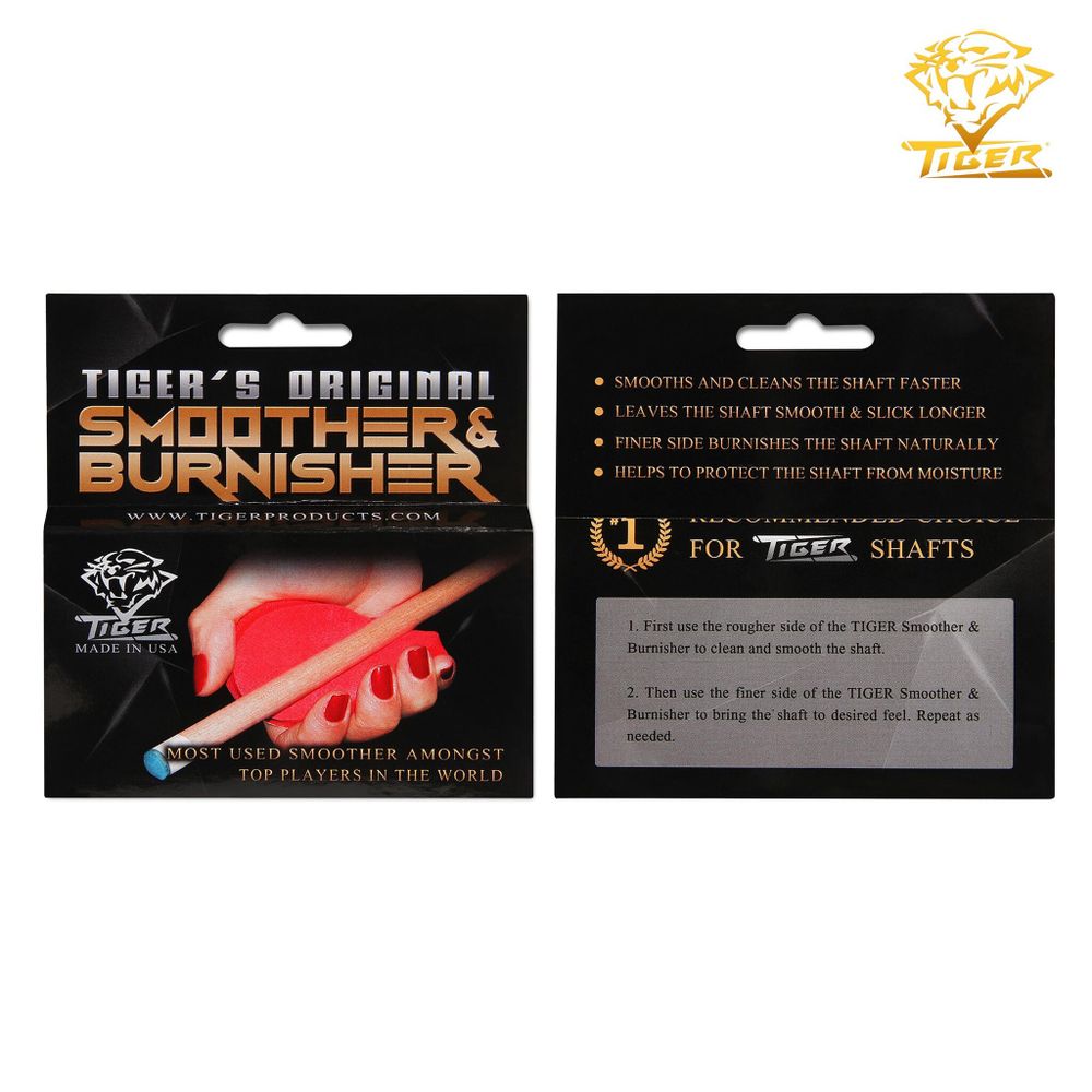 Губка для чистки и полировки кия Tiger Shaft Smoother &amp;amp; Burnisher