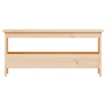 Скамья из сосны Пэрйохан с местом для хранения, 100х28х45 см, обувница для прихожей в натуральной отделке