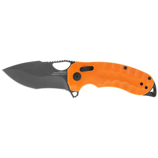 Складной нож SOG, 12-27-03-57KikuXR LTE Orange G10 c клинком из стали CTS-XHP, рукоять G10 / карбон