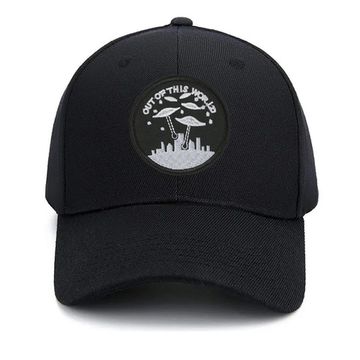 Нашивка термоаппликация на одежду и на рюкзак. Out Of This World, НЛО, Космос