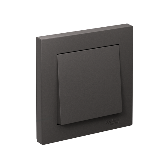 Выключатель 1-кл. AtlasDesign сх.1 10АХ в сборе базальт SE ATN001412