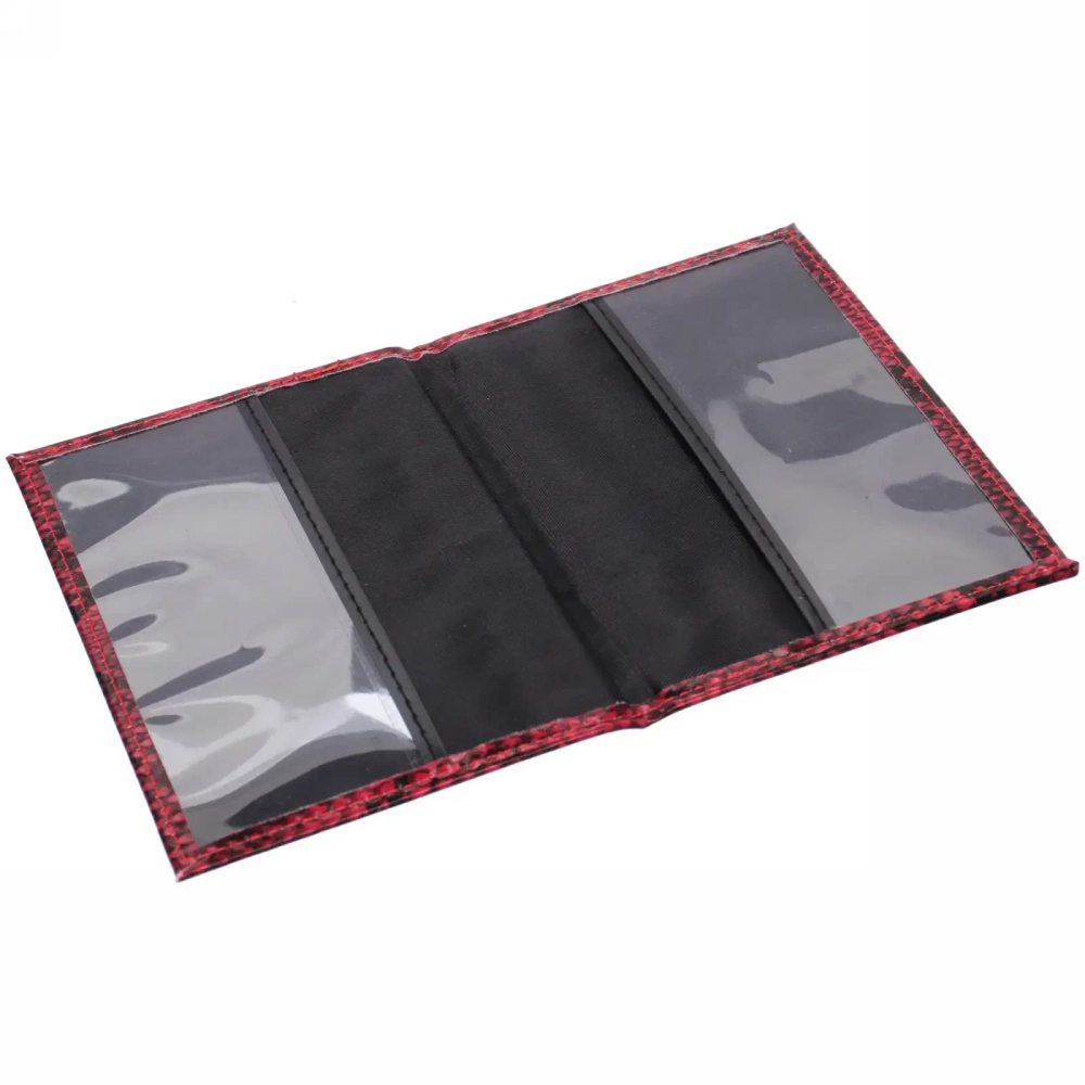 Обложка на паспорт «Классика», цвет красный, 9,5*14см