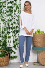 Блуза Гэтсби (белая) Б13557-8М LT Collection