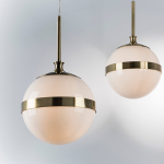 813111 Подвес GLOBO 1х40W E14 бронза/белый