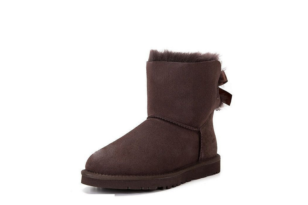 UGG Bailey Bow Mini Chocolate