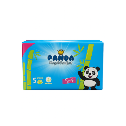 Салфетки Panda Royal Comfort 5 слоев 460 листов