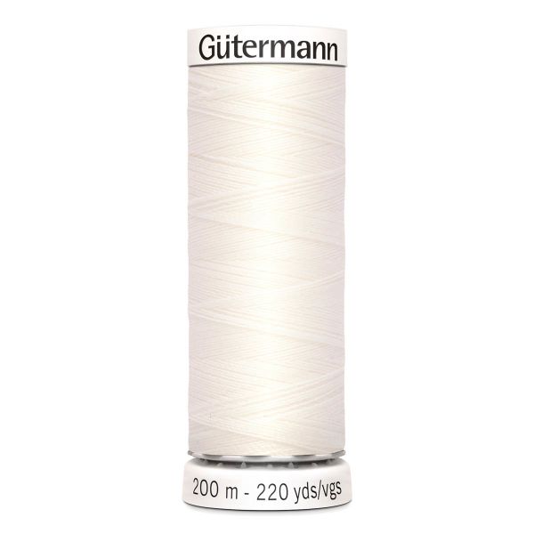 Нитки универсальные Gutermann Sew-all 100 (200 метров), 5 кат. | _111 айвори