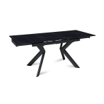 Стол раскладной Bridge (120+30+30), керамика матовая Black Gold