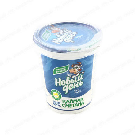 Сметана Новый День 15% 400 гр