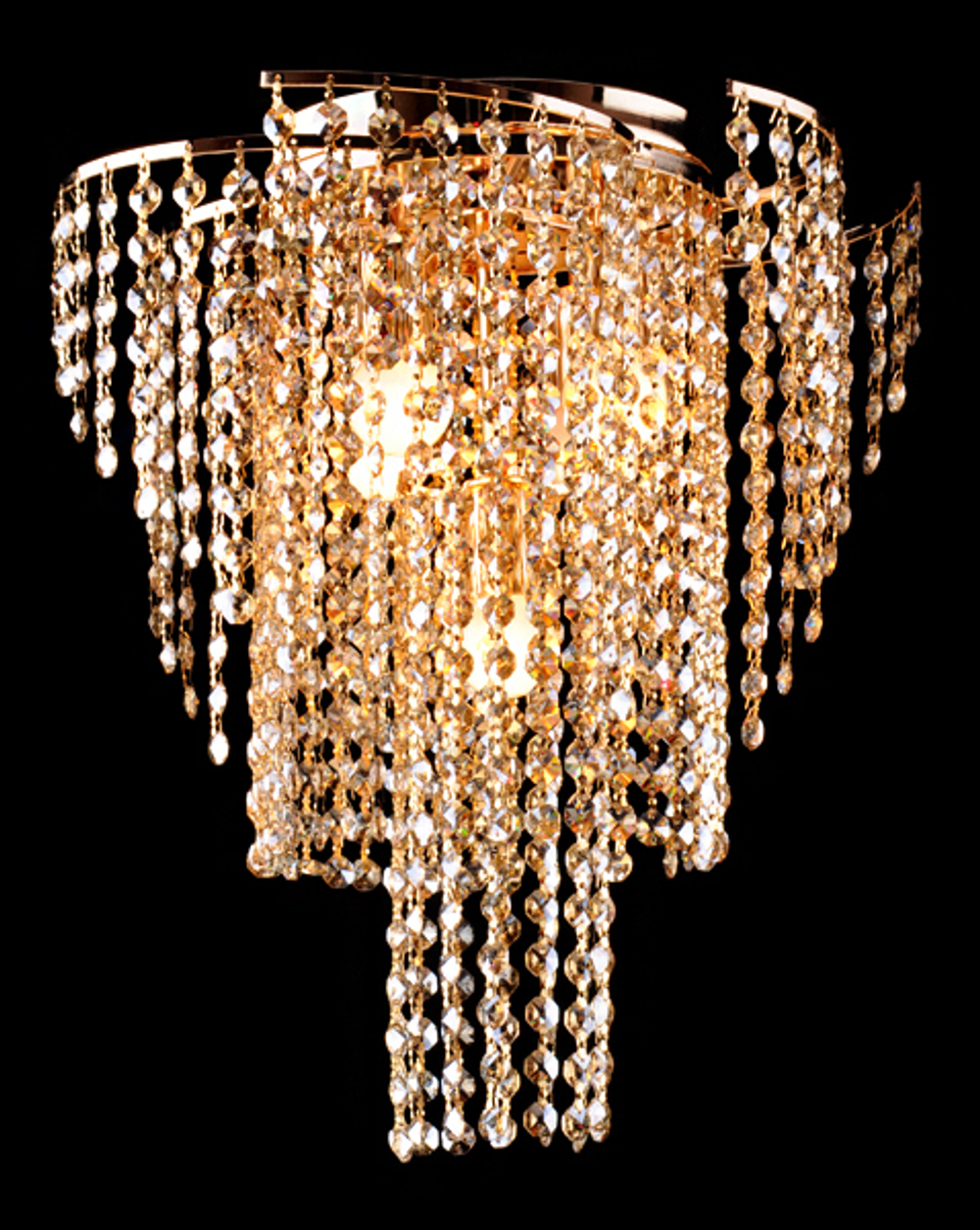 Люстра 12066/5 золото/тонированный хрусталь