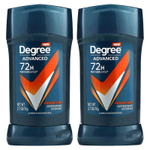 Degree, Advanced, 72H MotionSense®, дезодорант-антиперспирант, приключения, 2 тюбика по 76 г (2,7 унции)