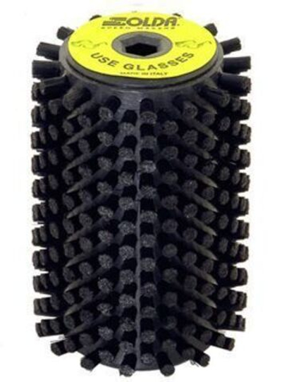Роторная щетка черный нейлон Solda Nylon Roto, 100 мм