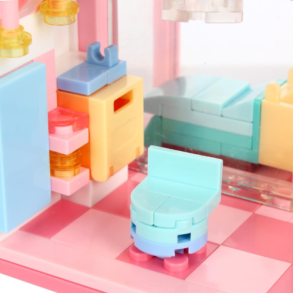 Конструктор блочный Слубан "Любимое занятие" (8шт в шб., 4 вида микс) (Арт. M38-B0883)