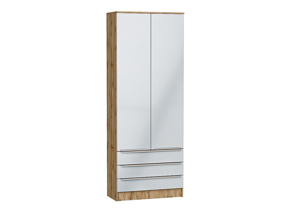 Шкаф двухстворчатый Стиль ШК-803 с ящиками Angel Дуб Вотан