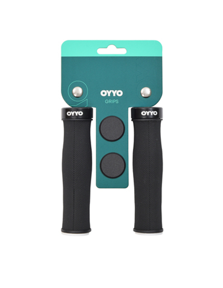 Грипсы OYYO, GR12, 130 мм, 1 локринг, закрытый конец, черный