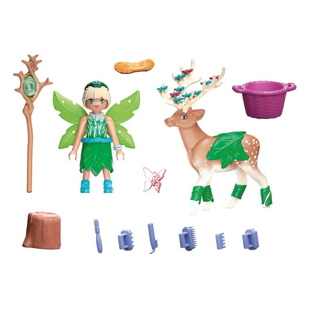 Playmobil - Лесная фея Аюма с загадочным питомцем 70806