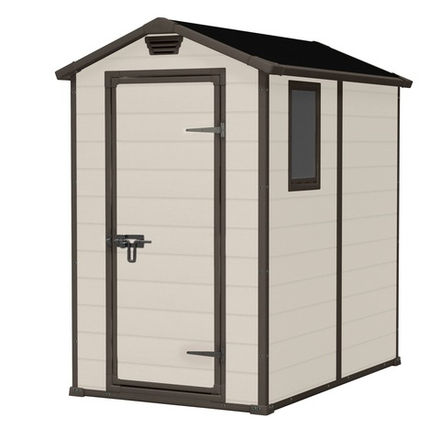 Пластиковый сарай Keter Manor 4x6 beige