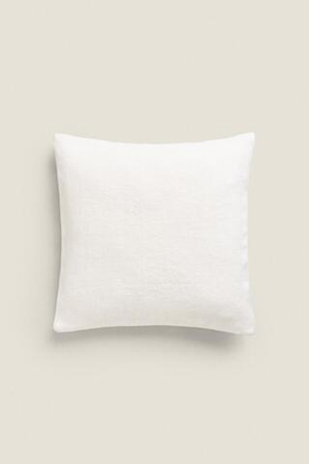 ZARA HOME ДВУХЦВЕТНЫЙ ЧЕХОЛ НА ПОДУШКУ, ЭКРЮ