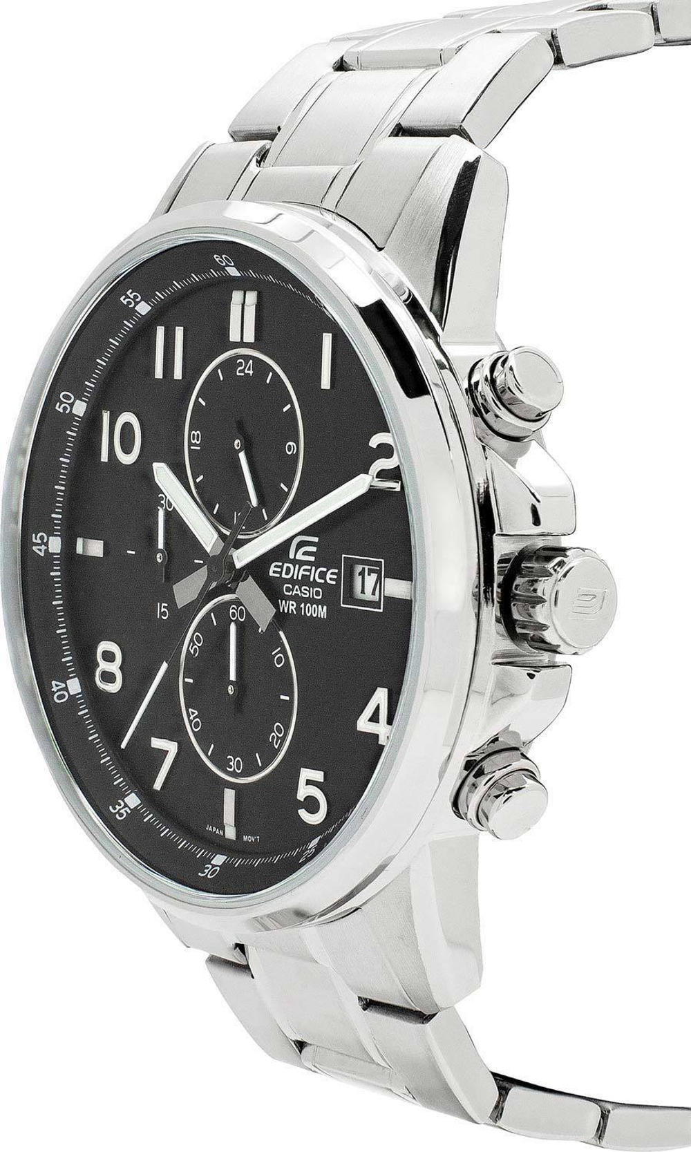 Японские наручные часы Casio Edifice EFR-505D-1A с хронографом