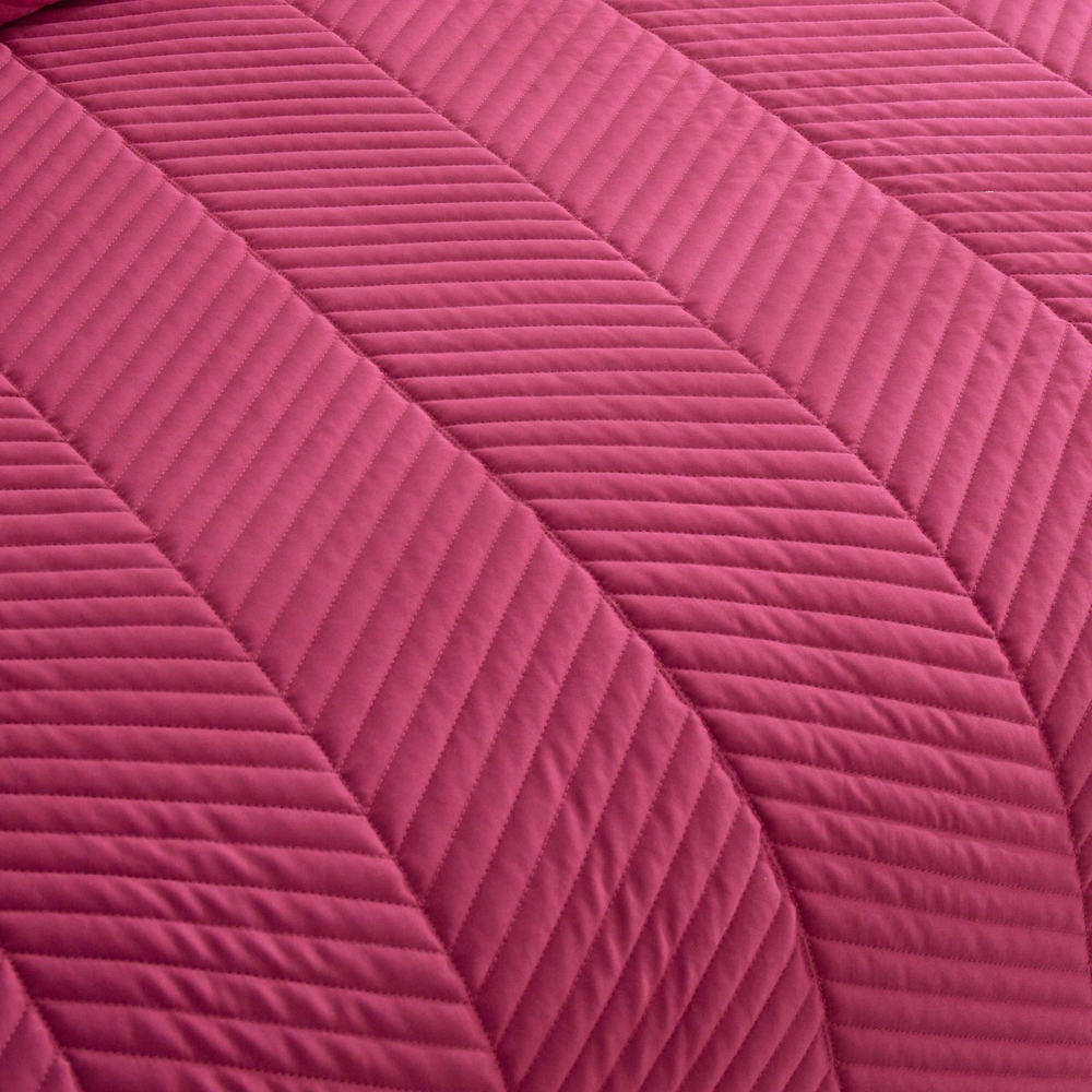 Покрывало 230x250 и 2 наволочки 50х70 Sofi De MarkO Адонис бордовое