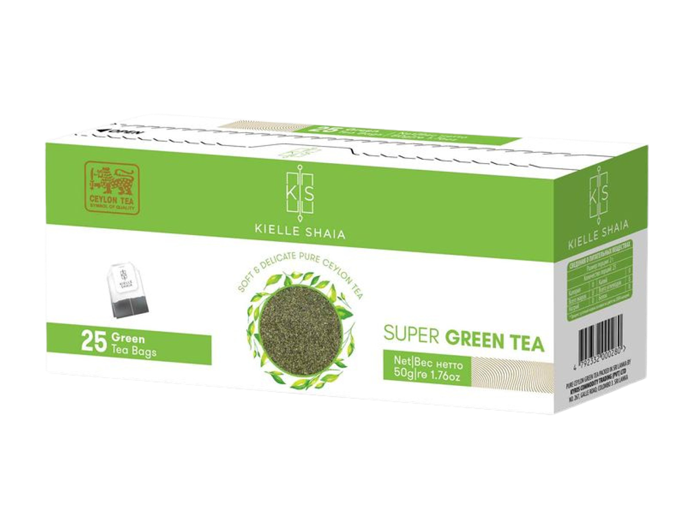 Чай KIELLE SHAIA ЗЕЛЁНЫЙ 25пак