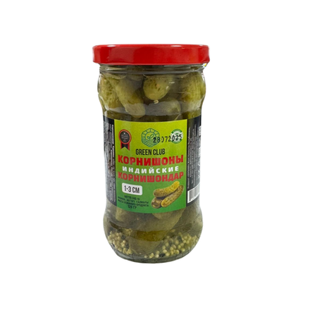 Корнишоны Green Club индийские 245 гр