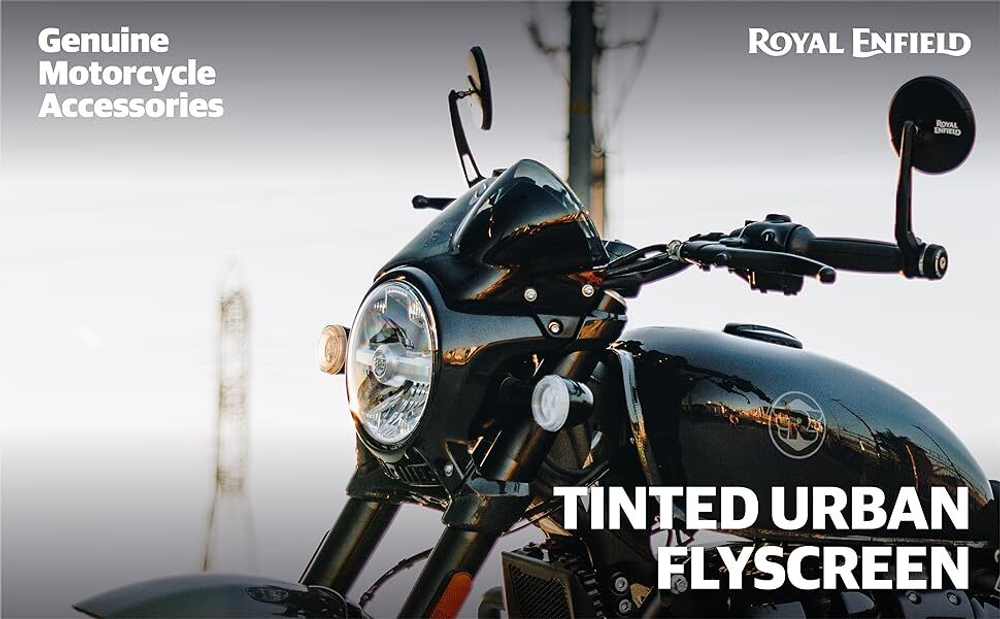 Стекло ветровое Royal Enfield, тонированное, арт. KXA00336