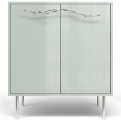 Комод Арт Колор Стайл Сильвер с 2 полками Серый Дым