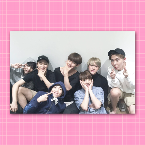 Плюшка / Открытка #073 / BTS