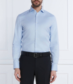 Рубашка H-HANK-SPREAD-C1-222 BOSS BLACK - голубой(50512820)