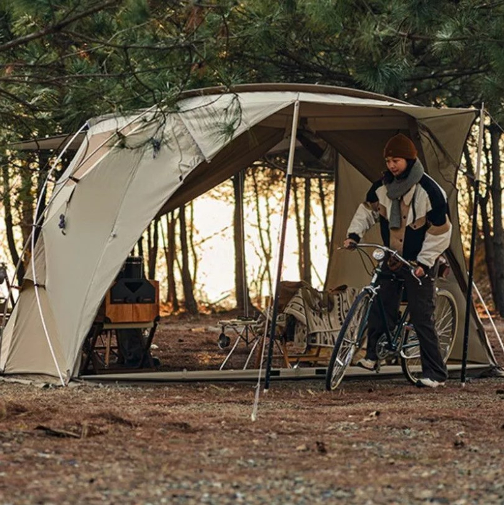 Палатка Naturehike Cloud wild car, 2-местная, алюминиевый каркас, песочная, артикул CNH22ZP014-KH