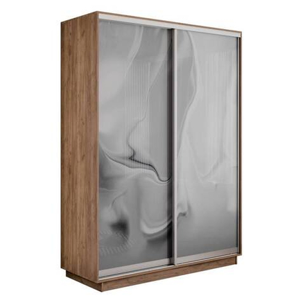 Экспресс Фото Дуо Шкаф-купе двухдверный (Шелк)