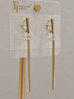 Серьги Fallon «Палочки» Gold 14K