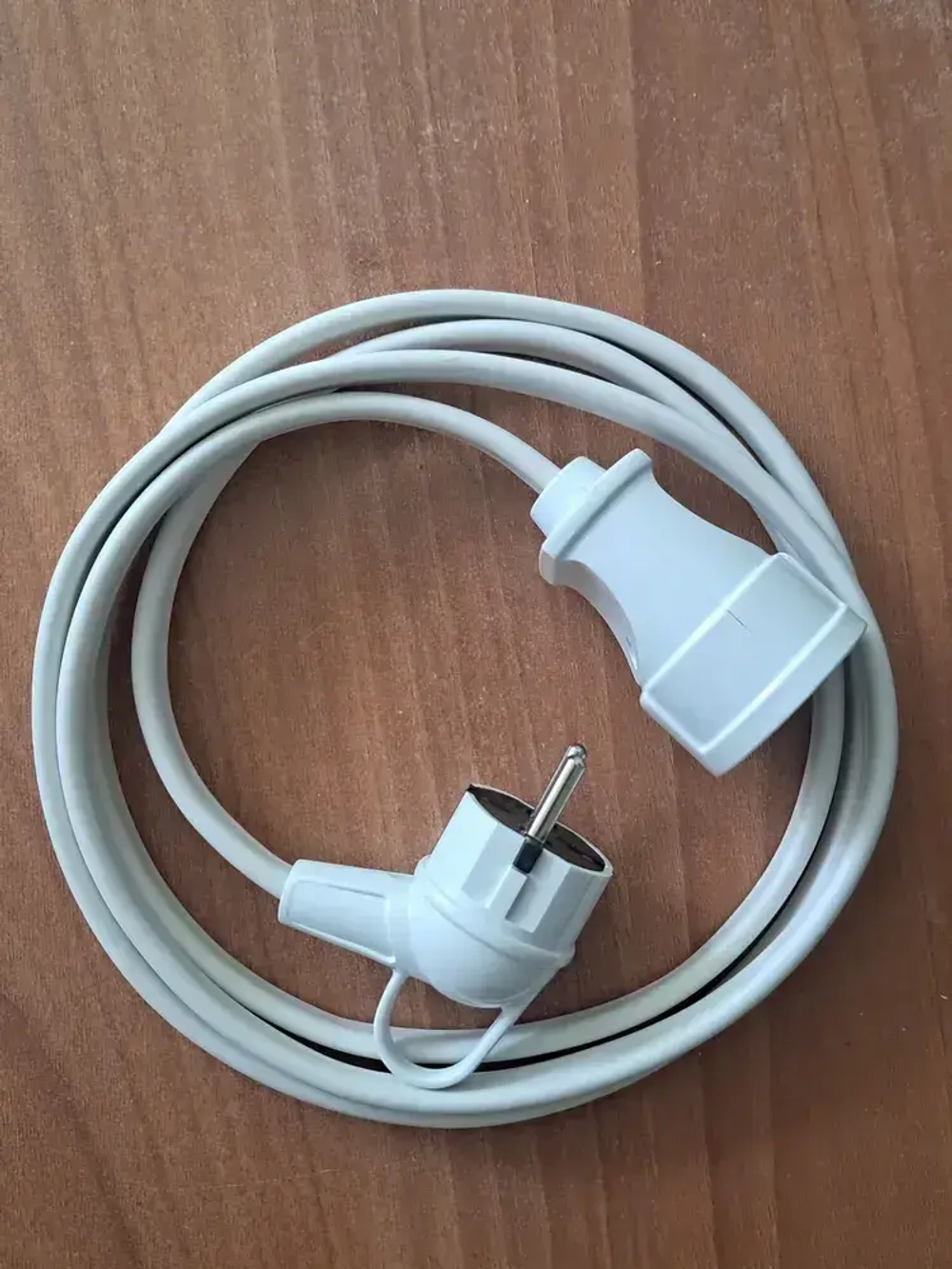 Удлинитель с заземлением "Доктор Ап" 1 розетка, 2 метра, ПуГВВ 3x2.5 мм, белый, 16А, серия "Мощный"