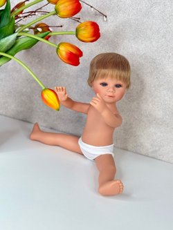 Кукла D Nenes виниловая 34см Mario без одежды (022309W)