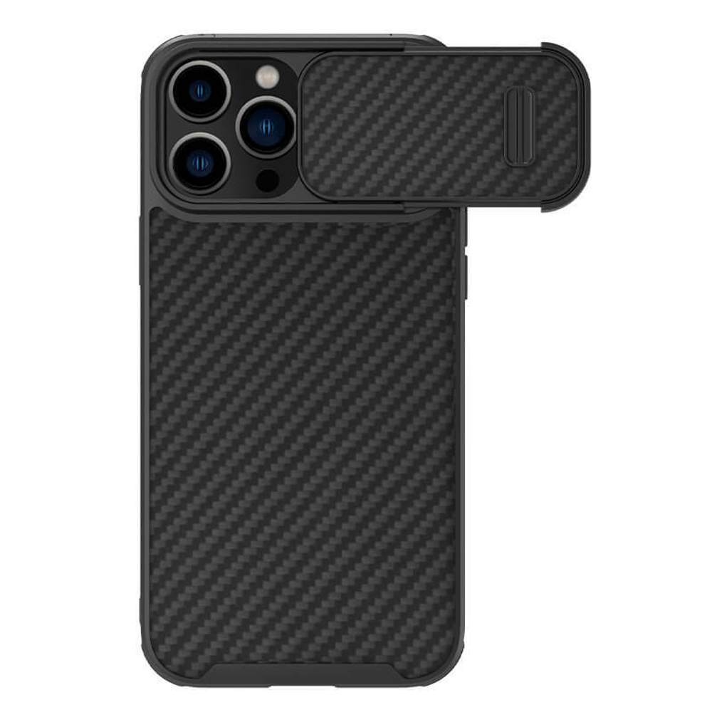 Чехол Nillkin Sinthetic fiber S Case с защитой камеры для iPhone 14 Pro