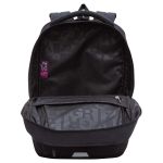 Рюкзак Grizzly, 29*41,5*18см, 2 отделения, 3 кармана, анатомическая спинка, черный