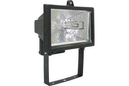 Прожектор ИО-150Вт симметричный черный IP54 IEK